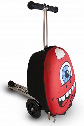 Самокат-чемодан Monster Red 15", 21 литр 